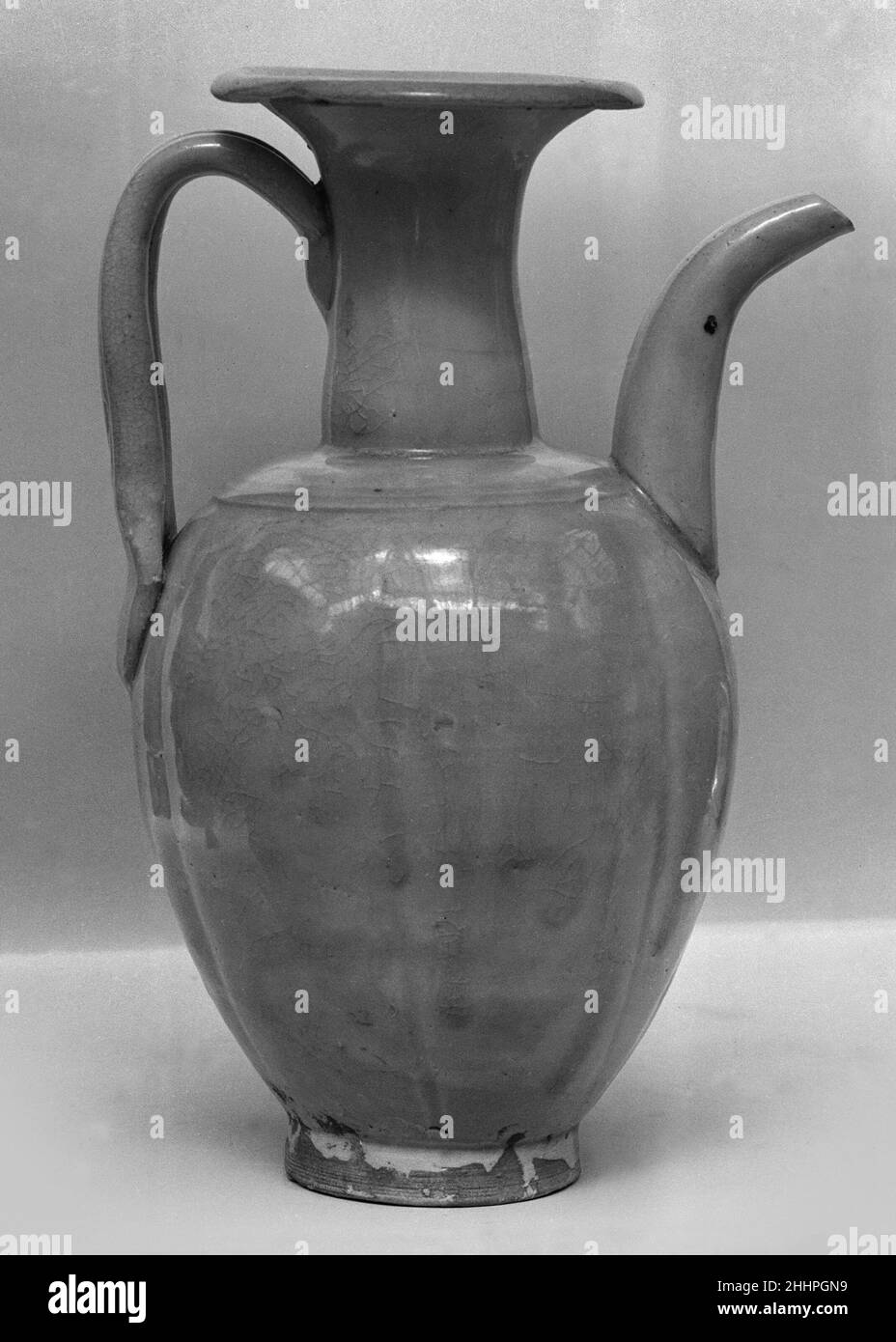 Vino Pot 13th secolo Corea. Vino Pot. Corea. 13th secolo. Argilla. Dinastia Goryeo (918-1392). Ceramica Foto Stock