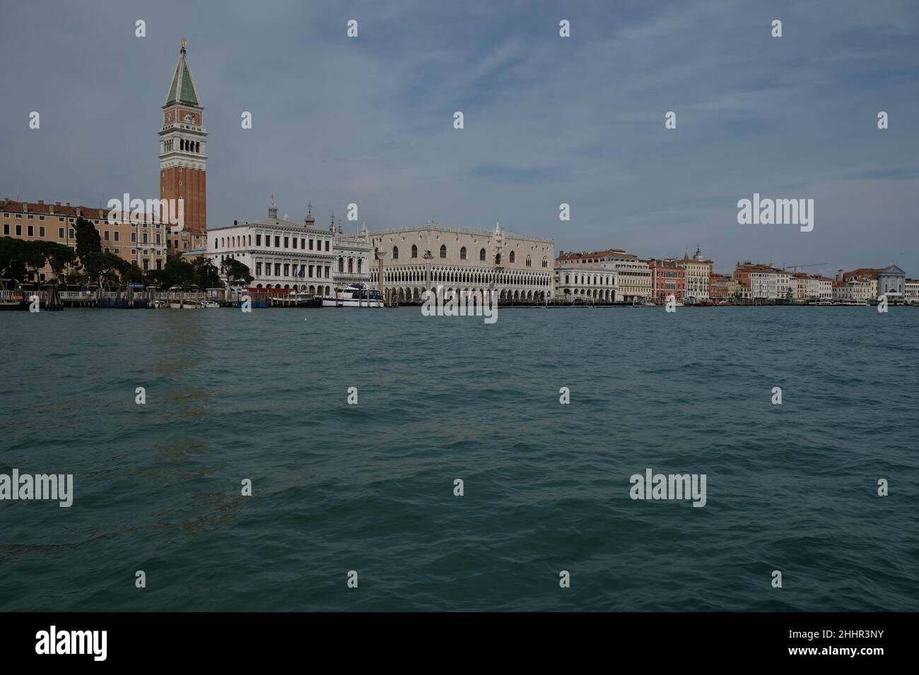Vedute di Venezia durante il blocco causato dalla malattia del coronavirus. Venezia. Italia, 20 marzo 2020. Foto Stock