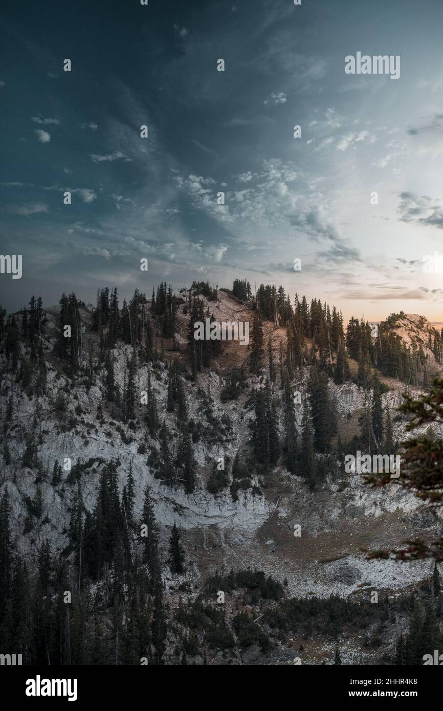 Il picco cambia la sua faccia Foto Stock