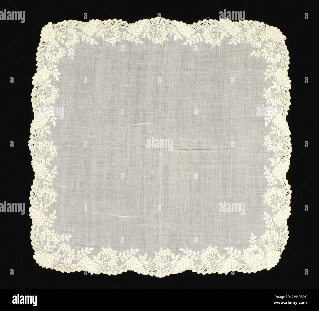 Fazzoletto 1860–70 americano. Fazzoletto 170102 Foto Stock