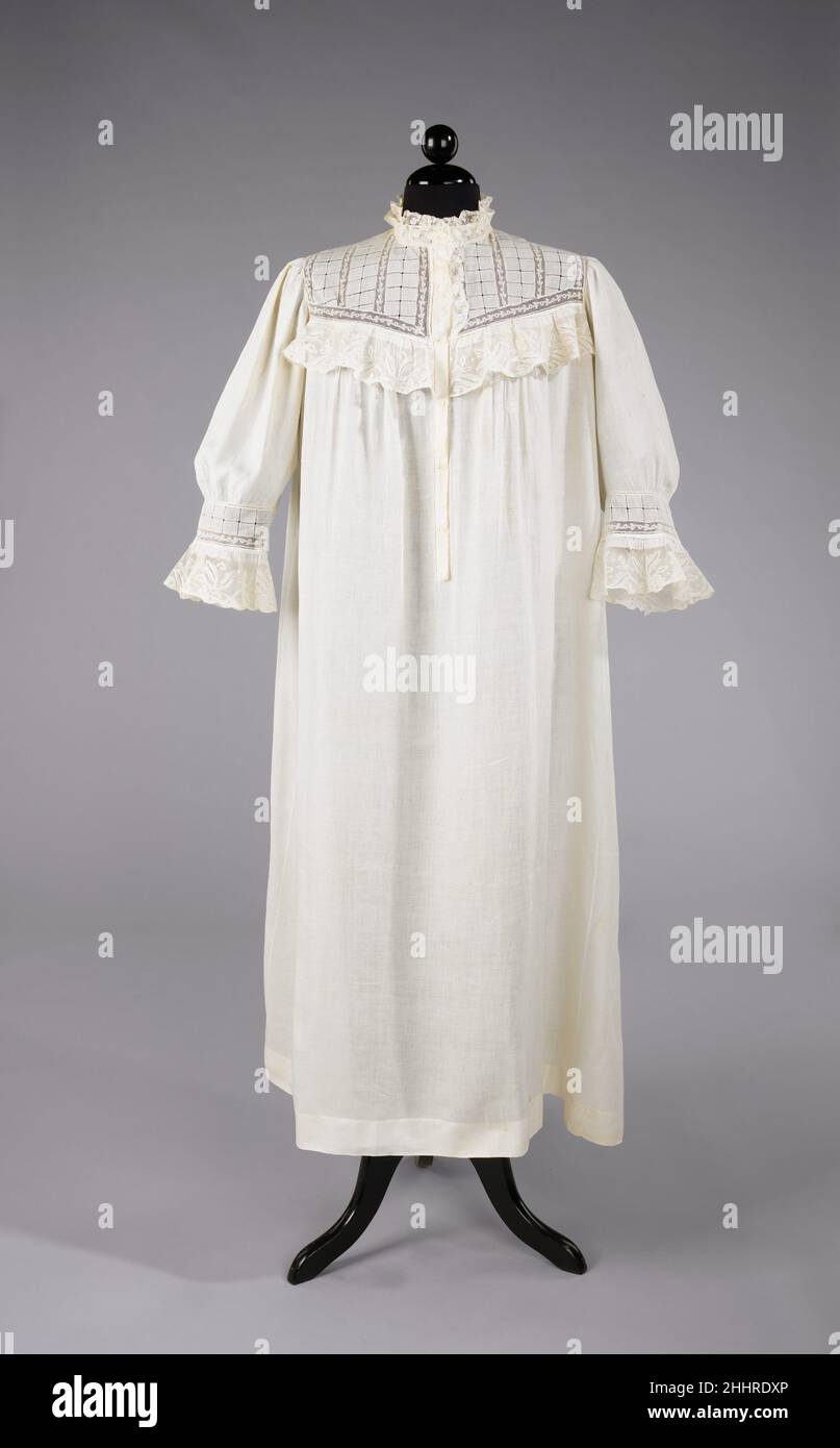 Nightgown 1895–1900 americano. Nightgown 157210 Foto Stock