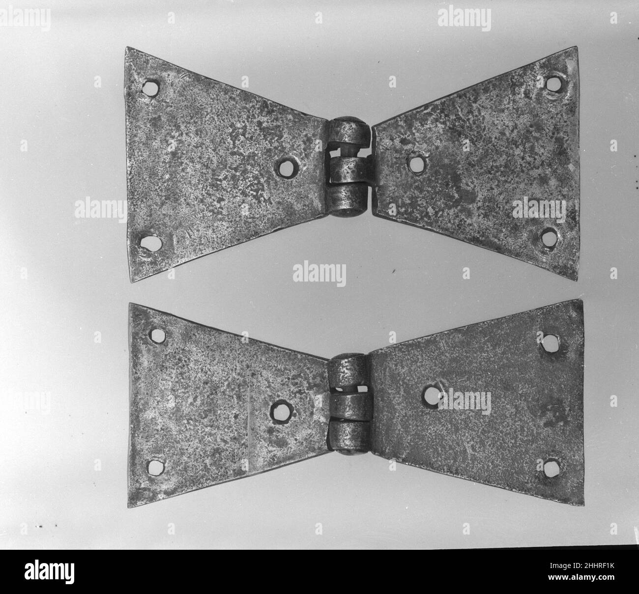 Cerniera 1700–1800. Cerniera. 1700–1800. Ferro battuto Foto Stock