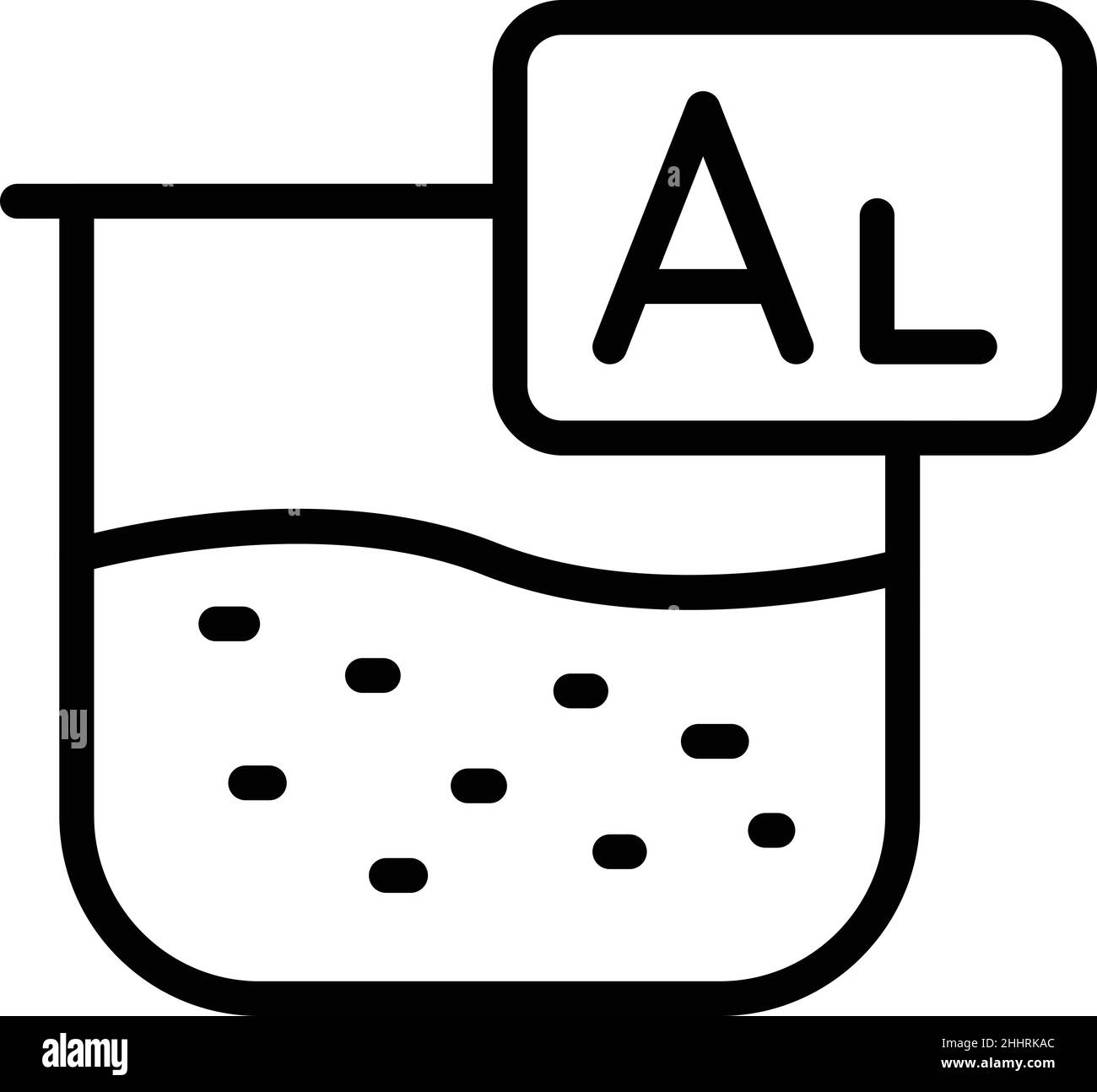 Vettore di contorno icona vaso liquido in alluminio. Ruota per auto. Sentire l'acciaio Illustrazione Vettoriale