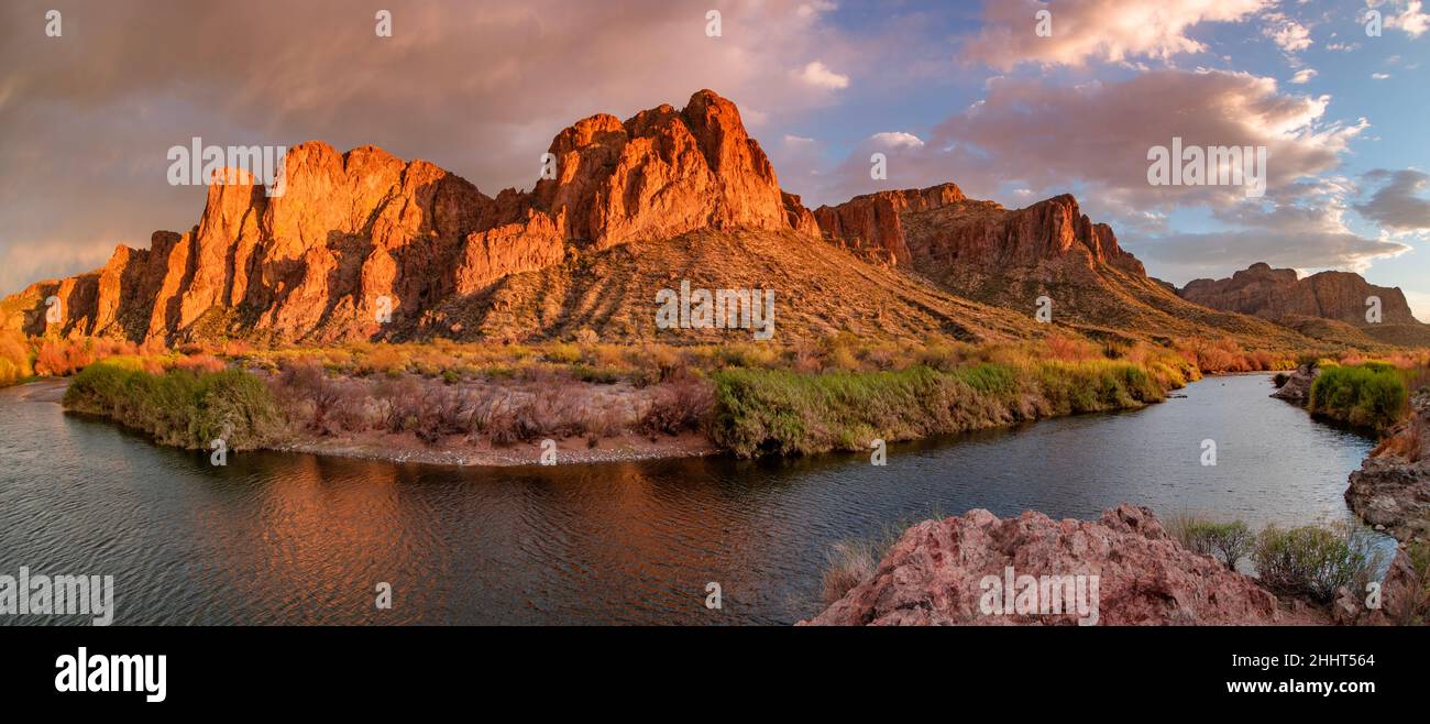 Salt River, Arizona, Stati Uniti Foto Stock