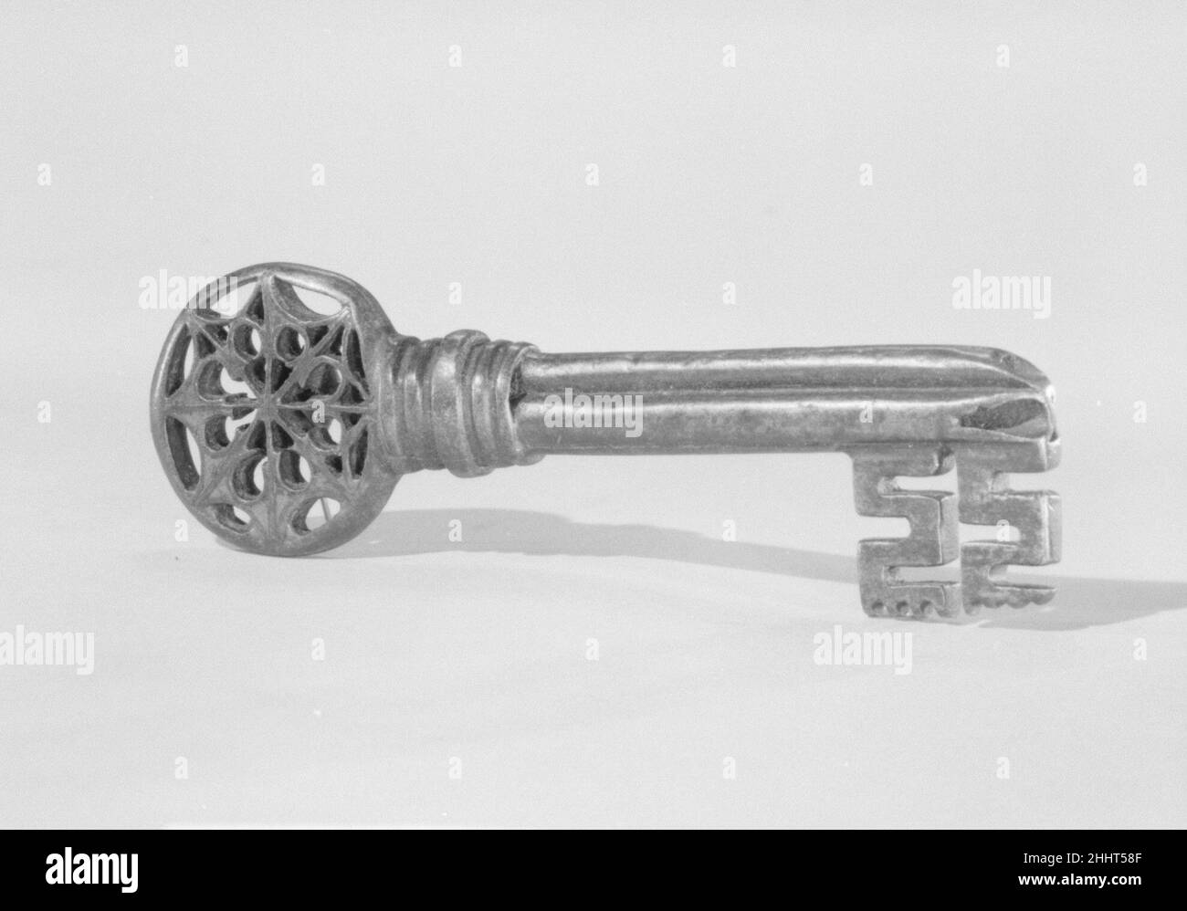 Cassettiera o chiave del petto 16th secolo italiano. Chiave del cassettiere o del torace. Italiano. 16th secolo. Ferro battuto. Ferro metallurgato Foto Stock