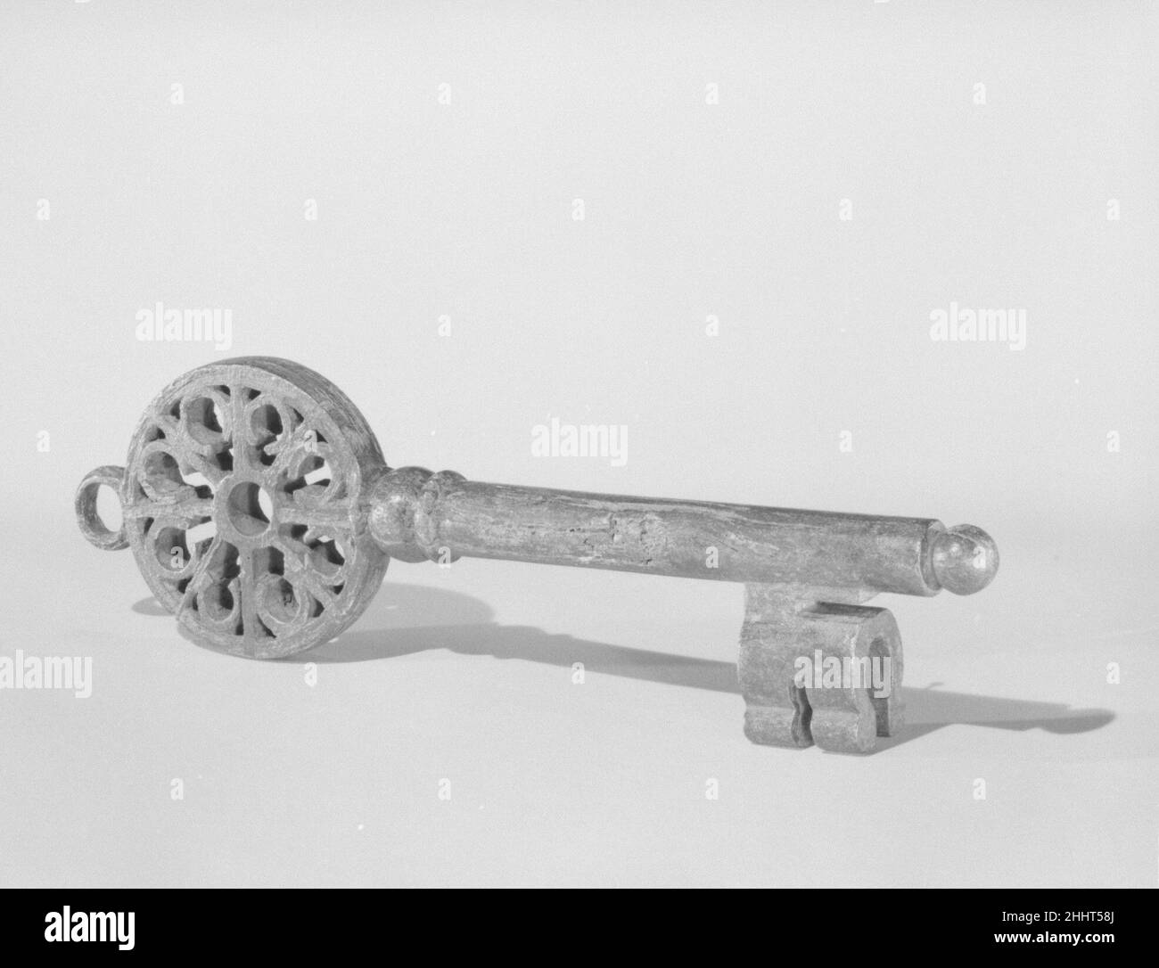 Pin Key fine 16th - inizio 17th italiano secolo. Chiave a perno. Italiano. Fine 16th–inizio 17th secolo. Ferro battuto. Ferro metallurgato Foto Stock