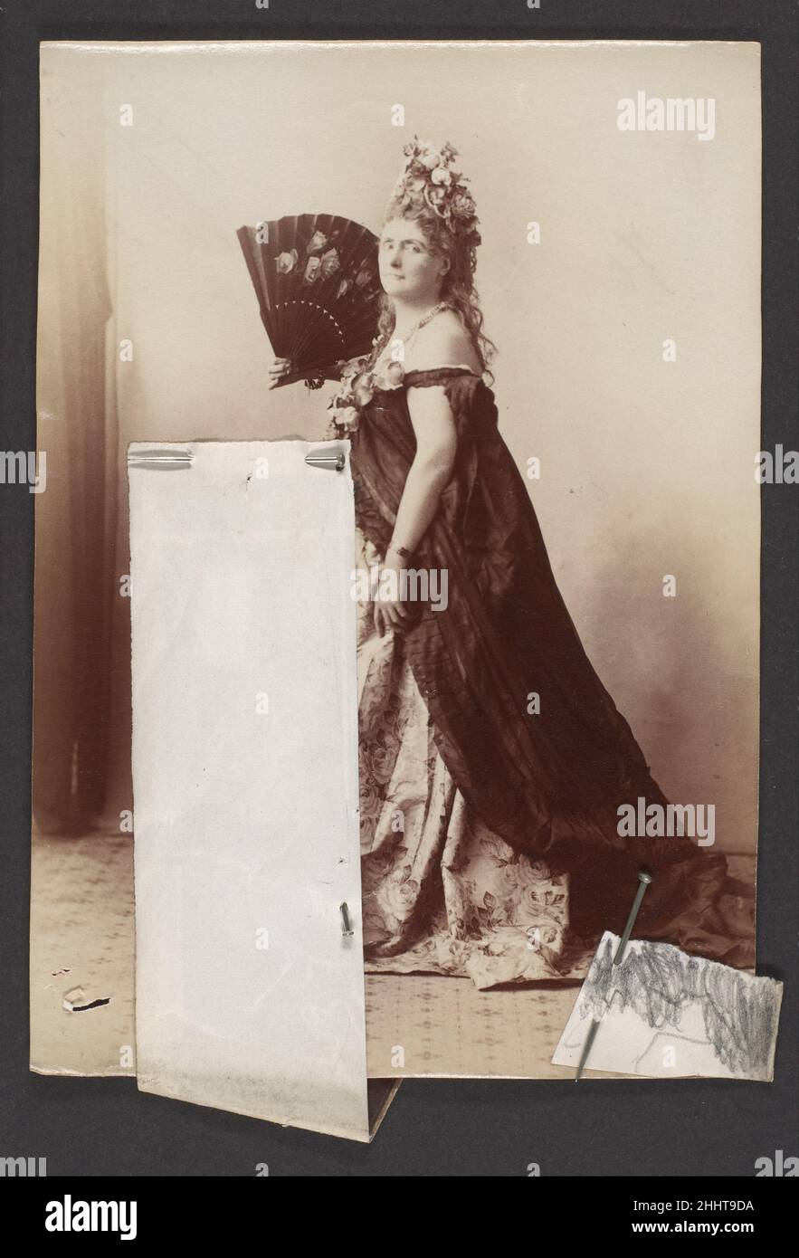 [Contessa de Castiglione] 1895 Pierre-Louis Pierson Francese. [Contessa de Castiglione] 288133 Foto Stock