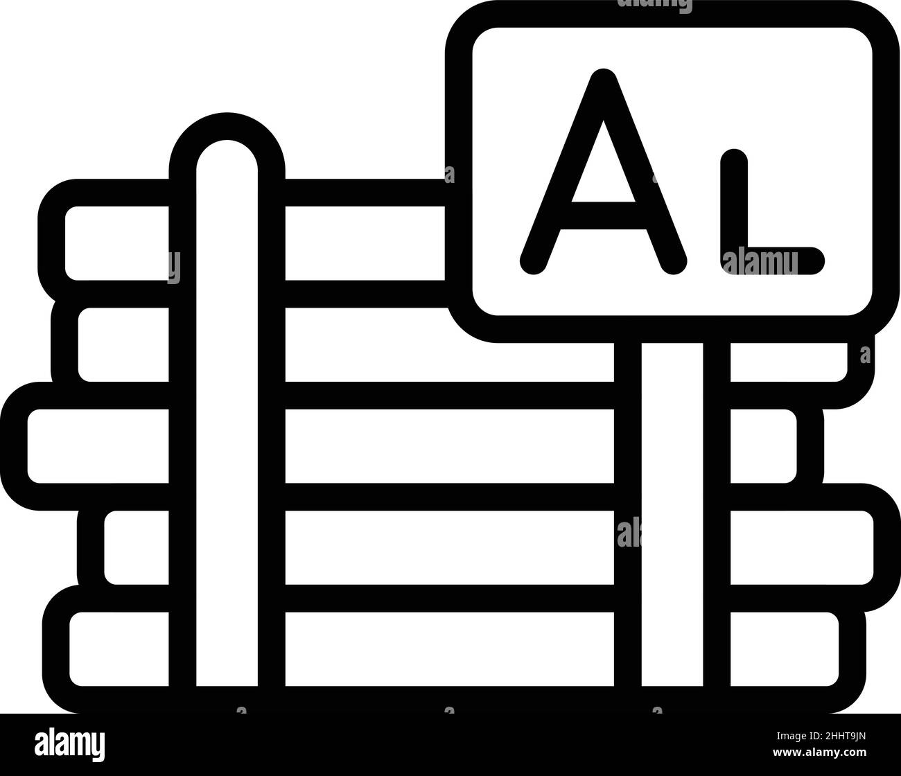 Vettore di contorno icona pila in alluminio. Ruota per auto. Bici in lega Illustrazione Vettoriale
