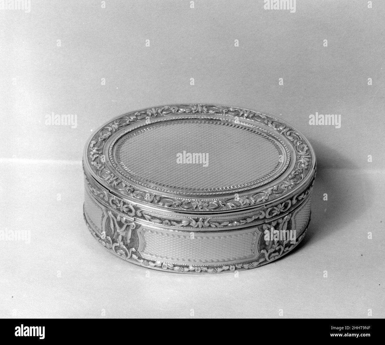 Casella 1779–80 Claude-Jean-Bel. Scatola. Francese, Parigi. 1779–80. Oro. Metallurgia-Oro e platino Foto Stock