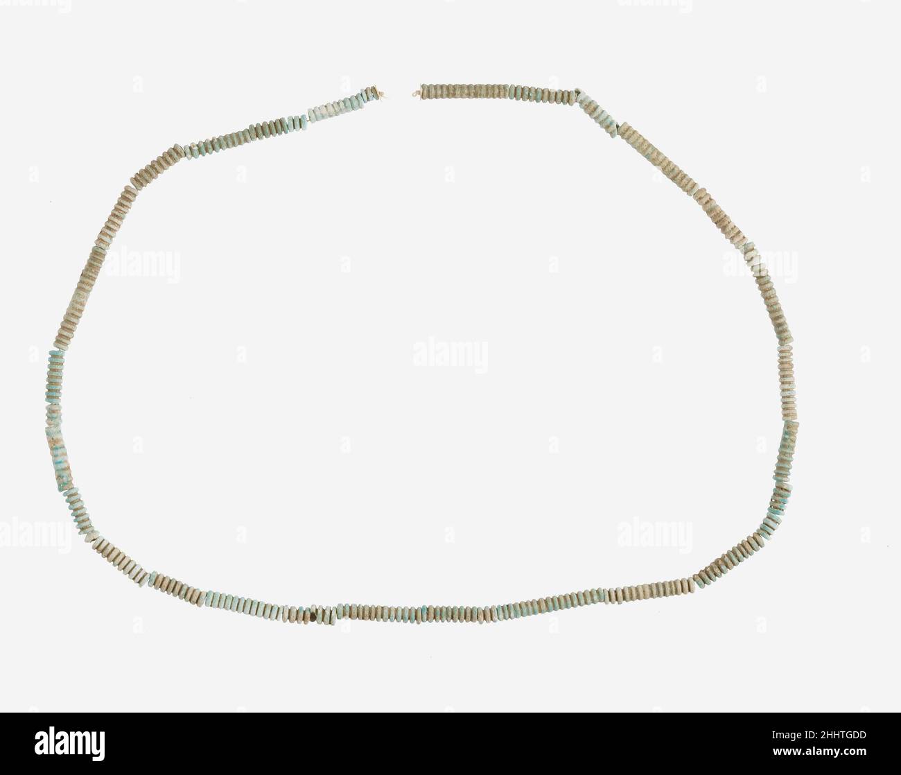 Stringa di perline ca. 1390–1353 a.C. nuovo Regno. Stringa di perline ca. 1390–1353 A.C. Faience. Nuovo Regno. Dall'Egitto, dall'Alto Egitto, da Tebe, da Malqata, dal Palazzo di Amenhotep III, dagli scavi di MMA, dal 1910 al 12. Dynasty 18 Foto Stock