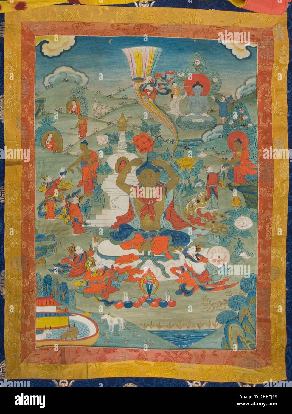 La Grande rinuncia al Tibet del 20th° secolo di Siddhartha. La grande rinuncia di Siddhartha. Tibet. 20th secolo. Inchiostro e colore sulla carta. Dipinti Foto Stock La Grande rinuncia al Tibet del 20th° secolo di Siddhartha. La grande rinuncia di Siddhartha. Tibet. 20th secolo. Inchiostro e colore sulla carta. Dipinti Foto Stock