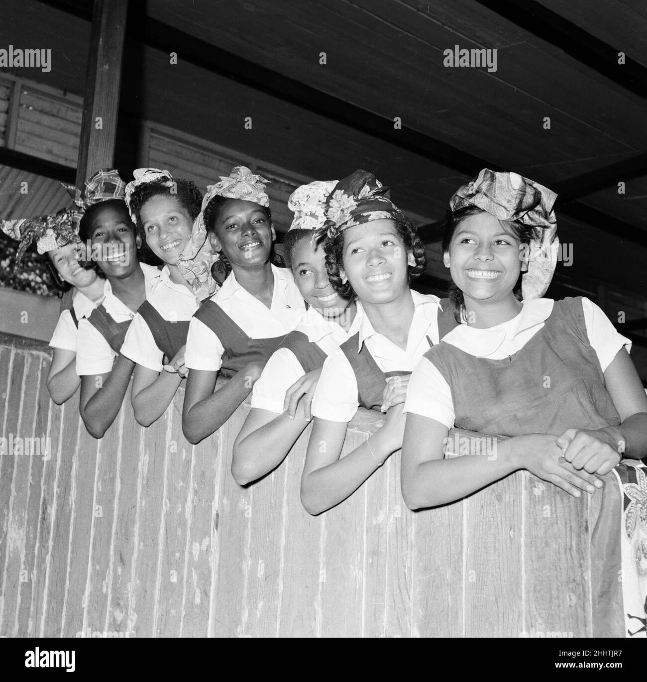 Trinidad, Trinidad e Tobago, Isole Windward, Indie Occidentali, 27th luglio 1955. Foto Stock