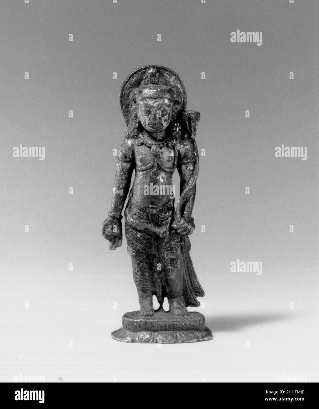 Padmapani 13th secolo(?) Nepal (valle di Kathmandu). Padmapani. Nepal (valle di Kathmandu). 13th secolo(?). Bronzo. Scultura Foto Stock