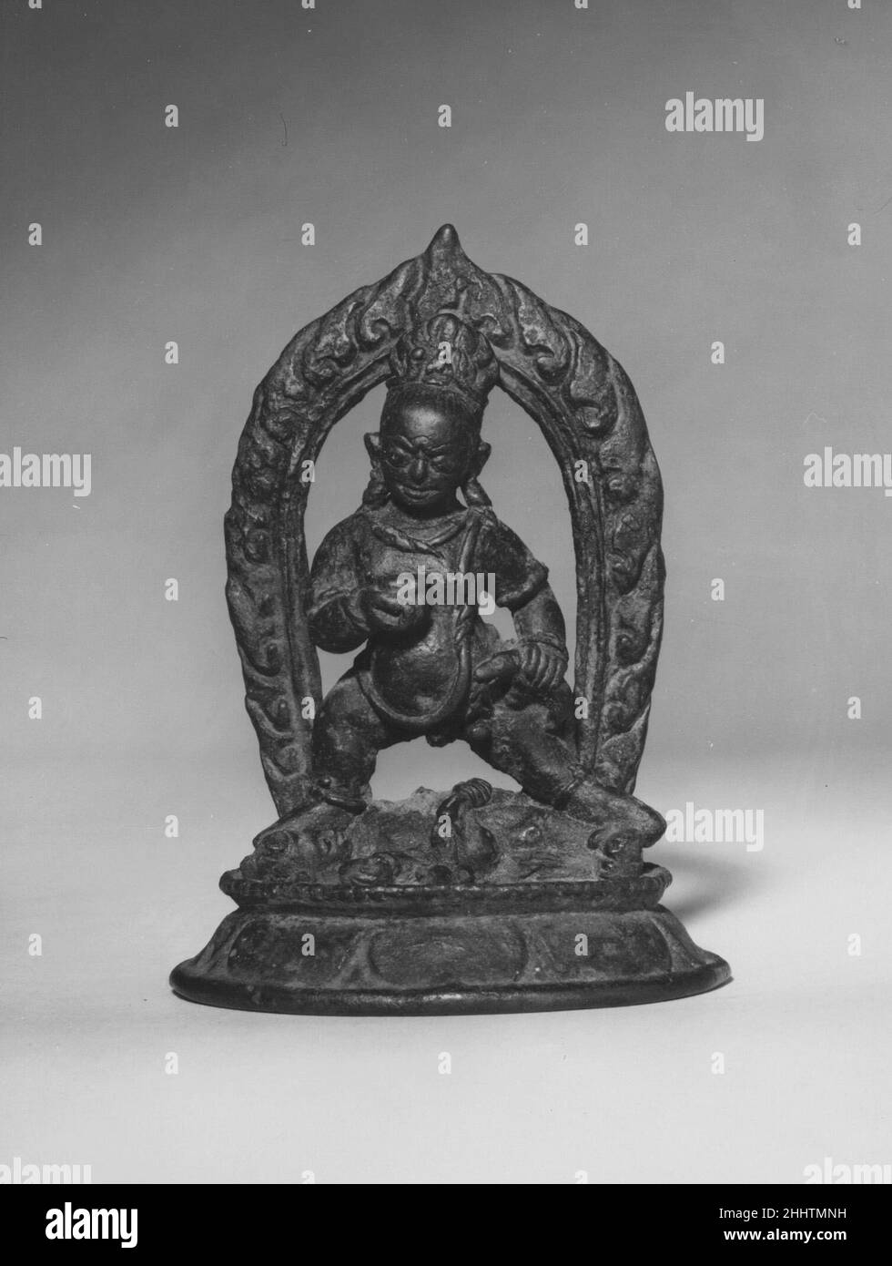 Kubera 13th secolo (?) Tibet. Kubera. Tibet. 13th secolo (?). Bronzo. Scultura Foto Stock