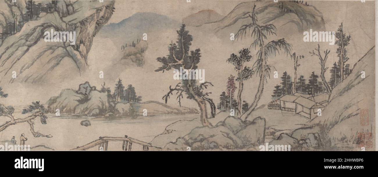 Paesaggio inizio 20th secolo, data spuria del 1577 artista non identificato. Orizzontale. Artista non identificato. Cina. Inizio del 20th secolo, data spuria del 1577. Scorrimento a mano; inchiostro e colore sulla carta. Dipinti Foto Stock Paesaggio inizio 20th secolo, data spuria del 1577 artista non identificato. Orizzontale. Artista non identificato. Cina. Inizio del 20th secolo, data spuria del 1577. Scorrimento a mano; inchiostro e colore sulla carta. Dipinti Foto Stock