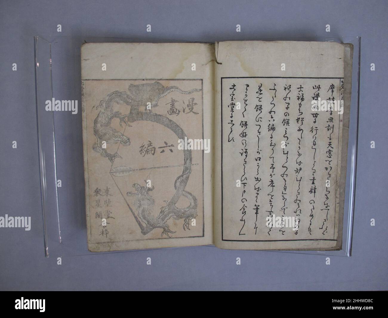 Trasmettere lo Spirito, rivelare la forma delle cose: Hokusai Sketchbooks, volume 6 (Denshin kaishu: Hokusai manga, rokuhen) Katsushika Hokusai giapponese. Trasmettere lo Spirito, rivelare la forma delle cose: Hokusai Sketchbooks, volume 6 (Denshin kaishu: Hokusai manga, rokuhen) 57683 Foto Stock