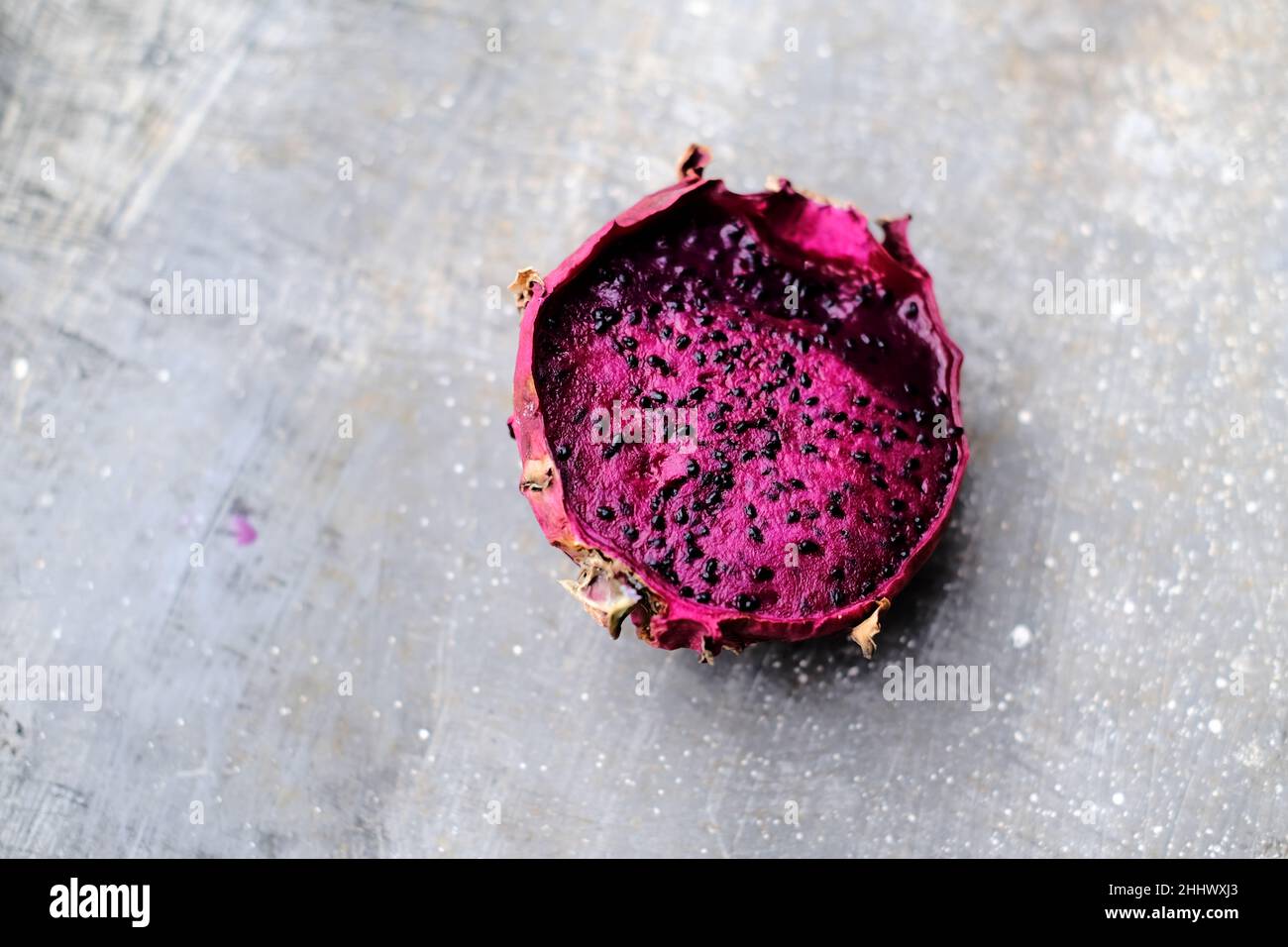 dragon fruit slice sfondo astratto Foto Stock