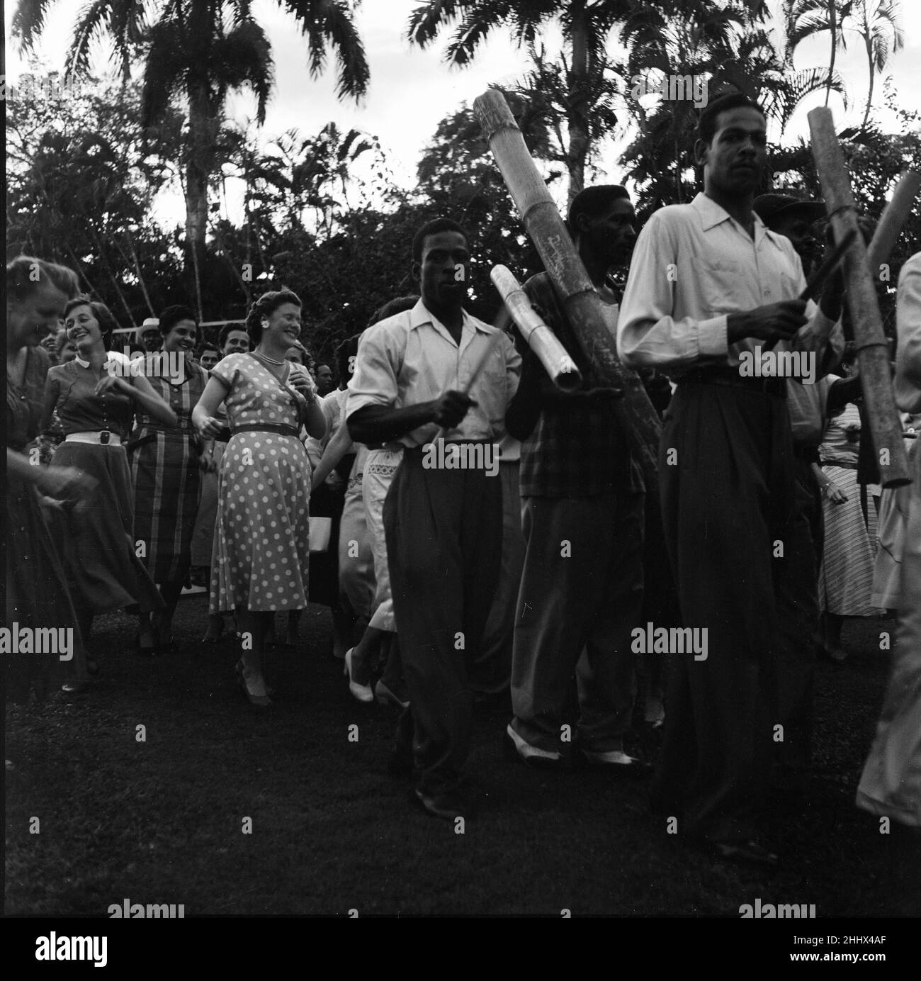 Trinidad, Trinidad e Tobago, Isole Windward, Indie Occidentali, 27th luglio 1955. Foto Stock