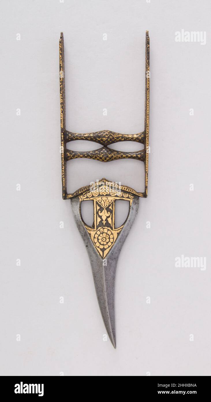 Pugnale (Katar) 18th secolo indiano. Pugnale (Katar) 31509 Foto Stock
