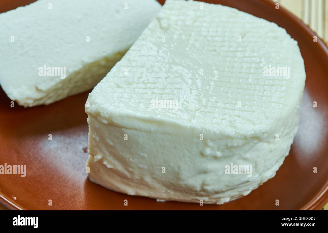 Formaggio Paraguay - Queso Paraguay formaggio a base di latte vaccino del Paraguay. Foto Stock