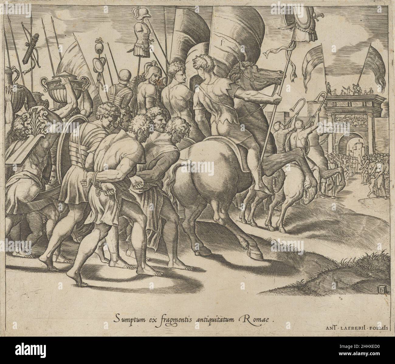 Speculum Romanae Magnificentiae Il Trionfo di Scipio 16th secolo