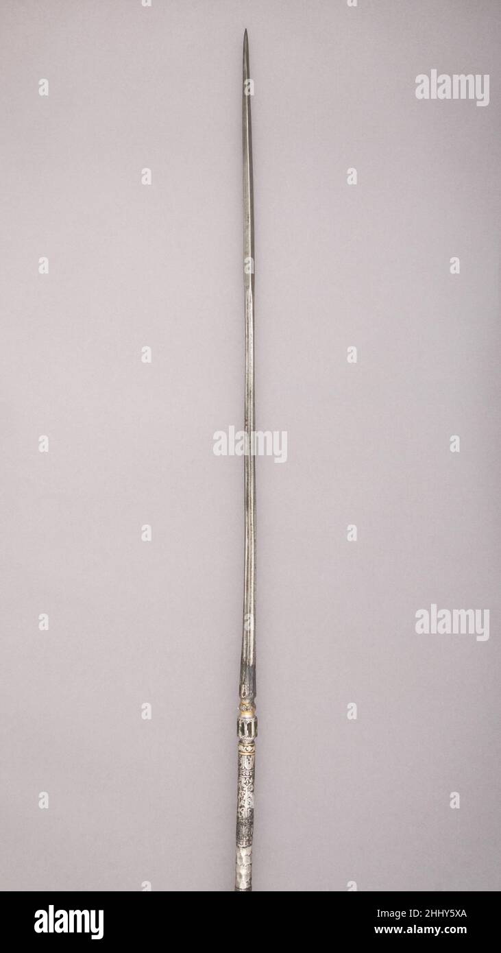 Lancia 18th–19th secolo indiano. Lancia 30758 Foto Stock