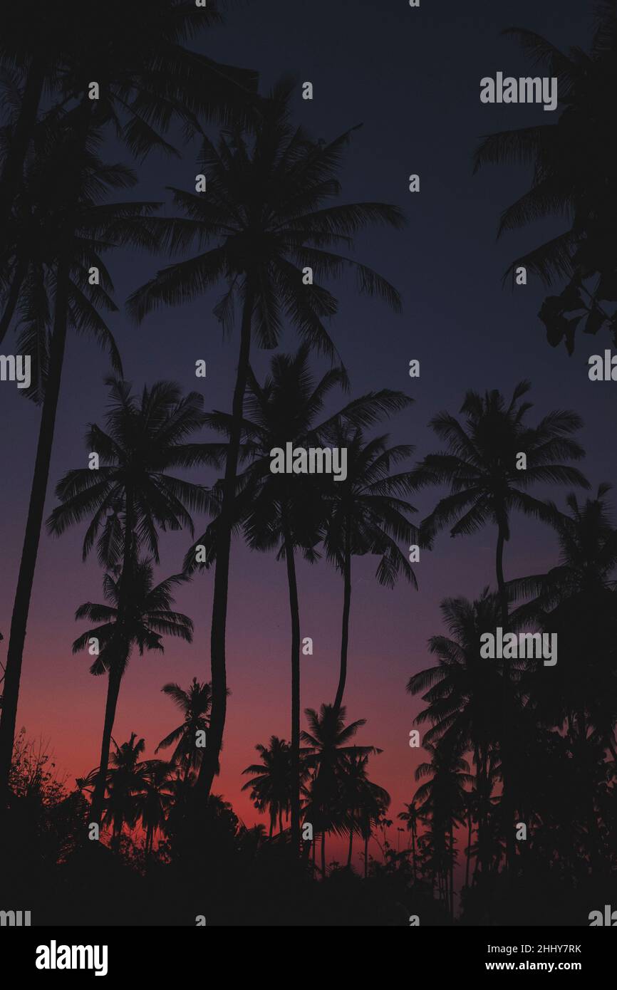 Tramonto a Crystal Bay Foto Stock