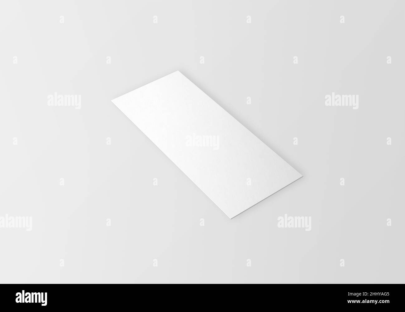 Flyer DL Mockup 3D rendering Foto Stock