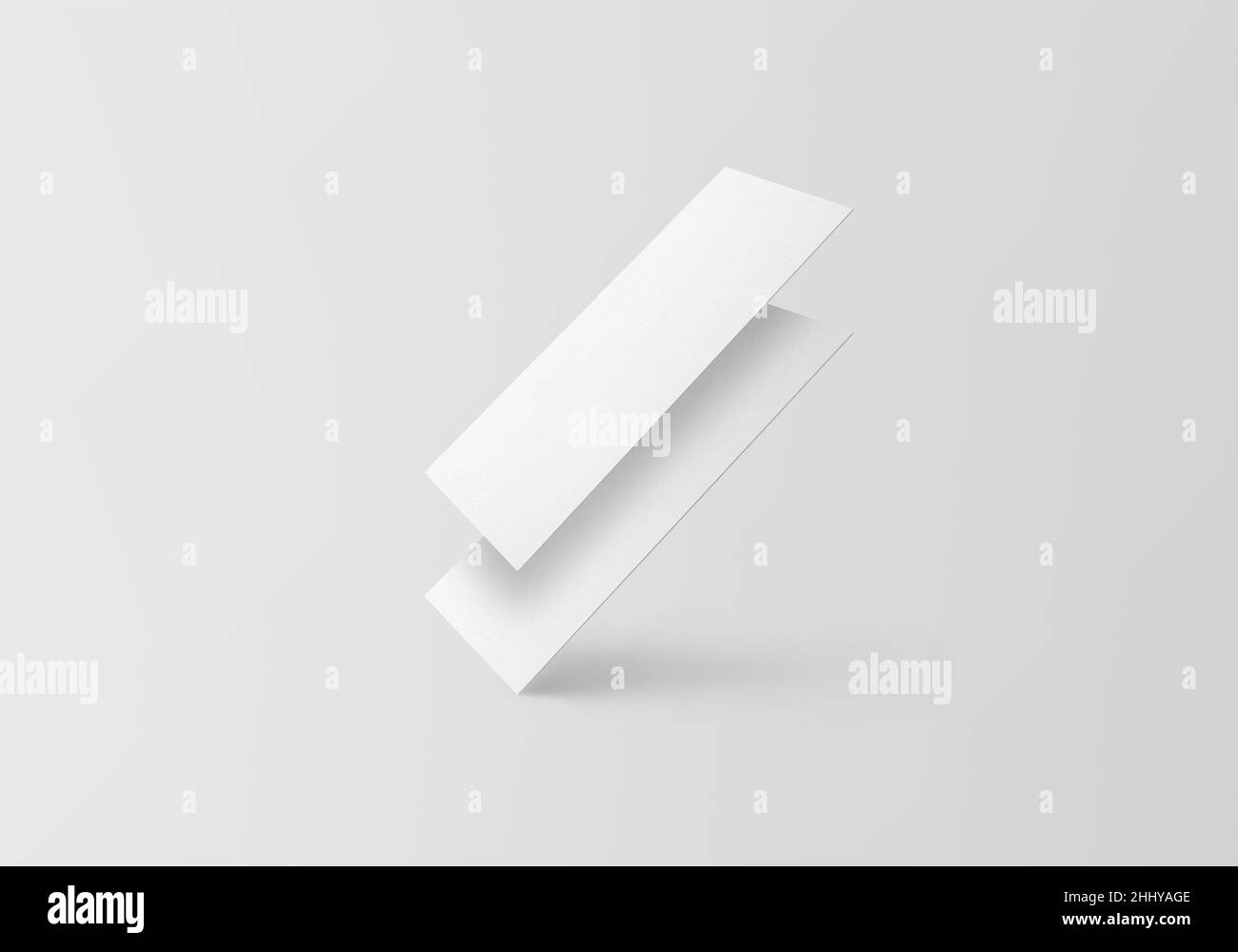 Flyer DL Mockup 3D rendering Foto Stock