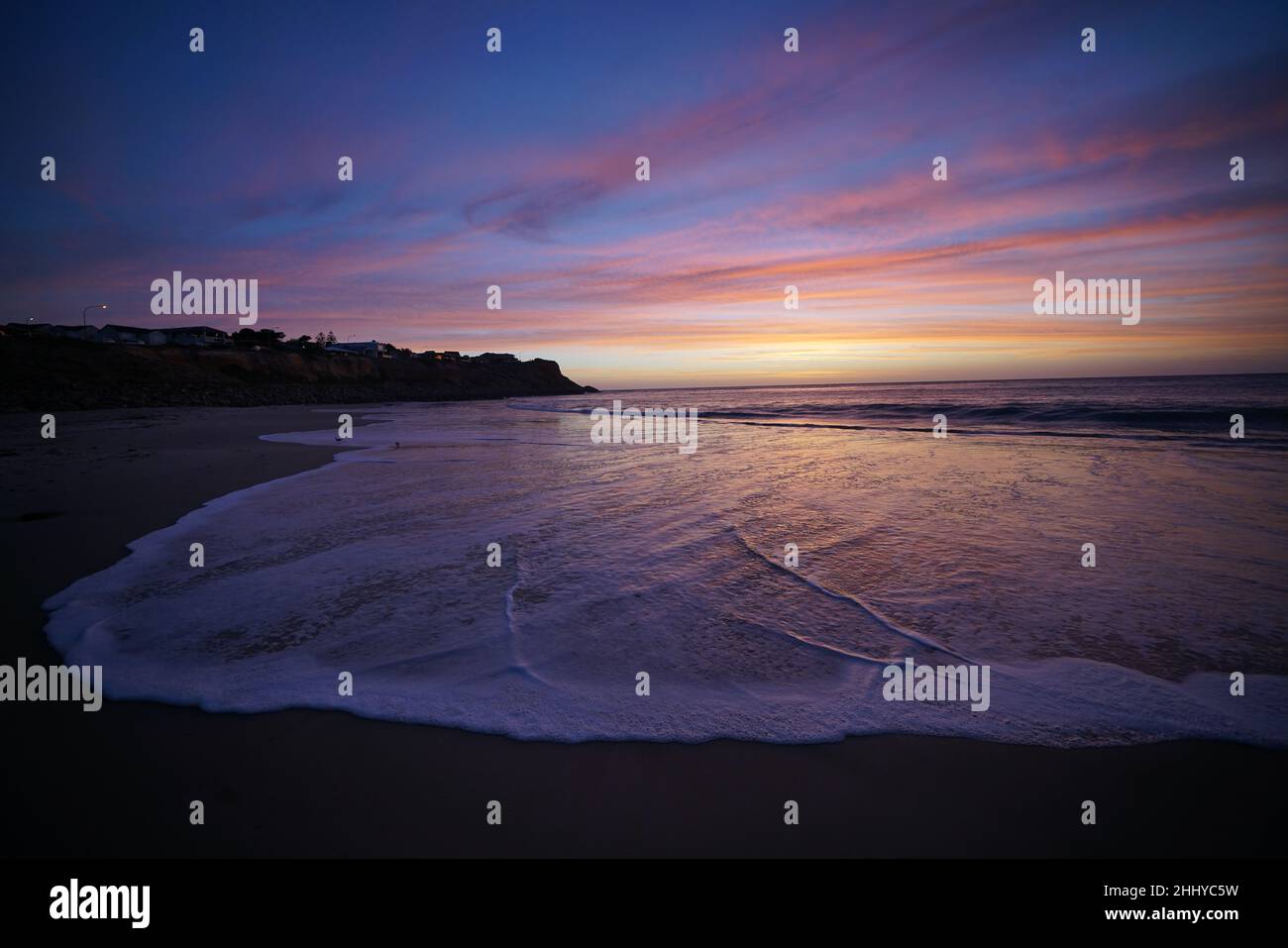 Christies Beach Sunset, Adelaide, Australia Meridionale Foto Stock