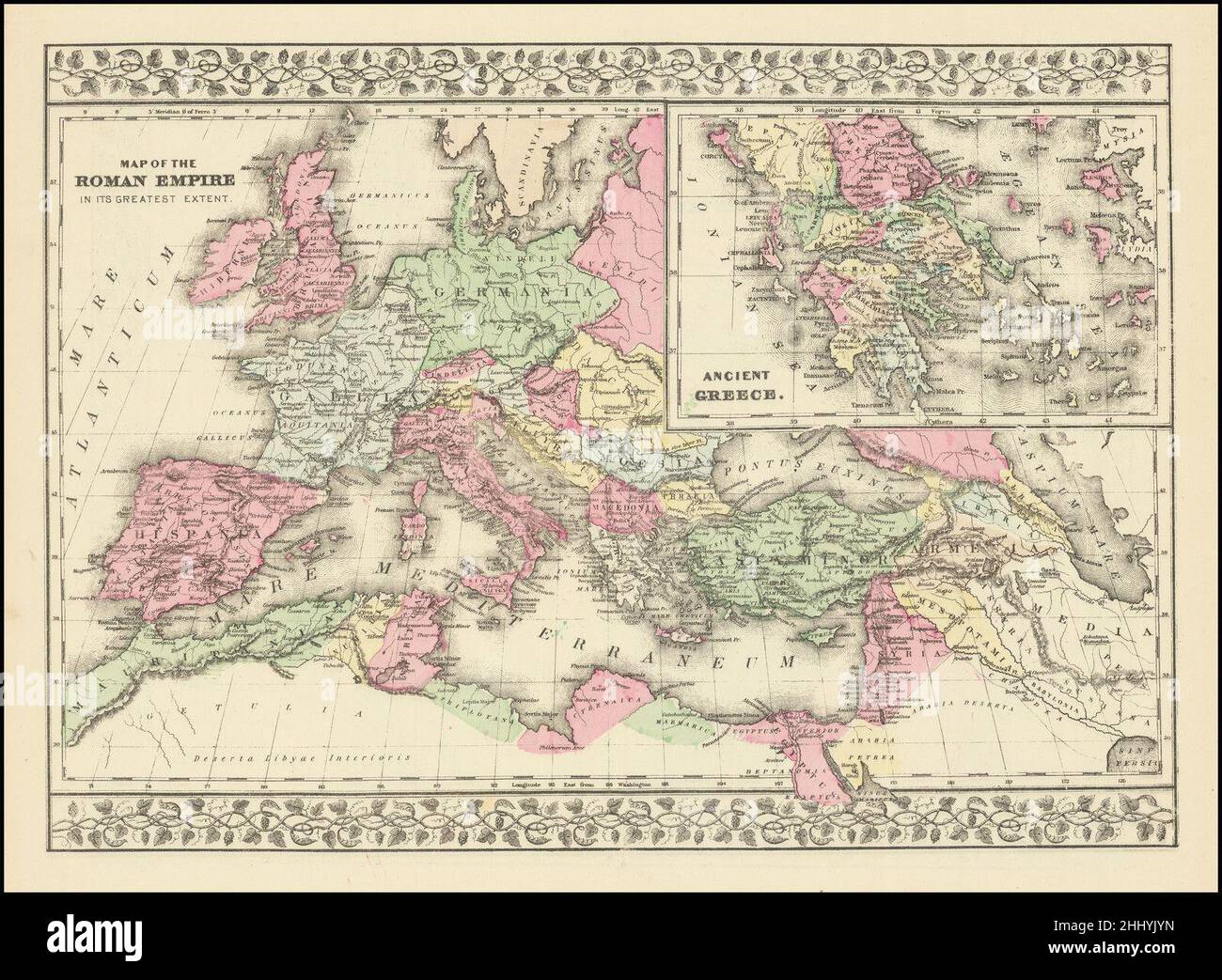 Impero romano nella sua massima estensione immagini e fotografie stock ...