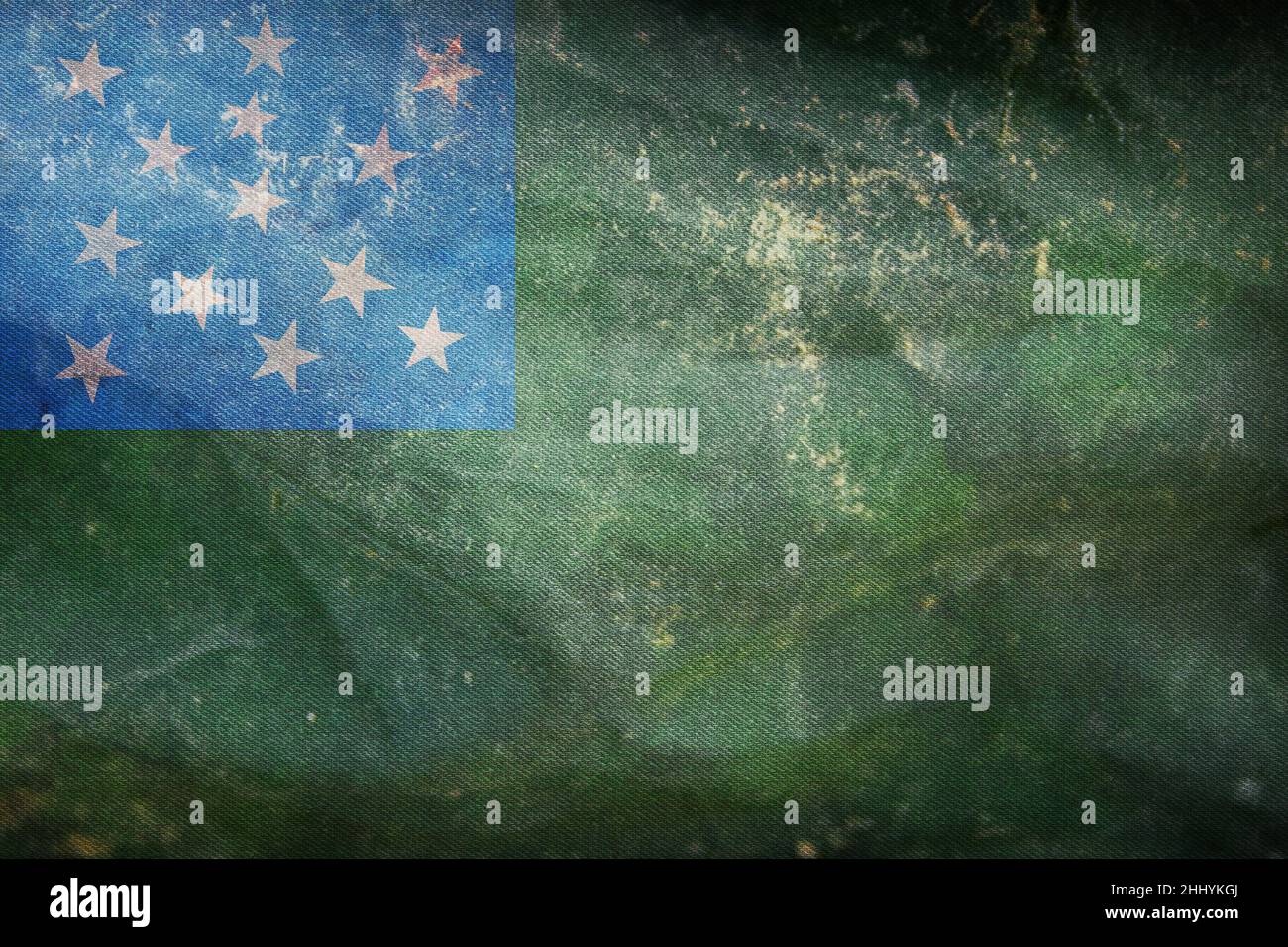 Vista dall'alto della Repubblica del Vermont , bandiera degli Stati Uniti, senza bandiera. Layout del progetto del piano sfondo dell'indicatore Foto Stock