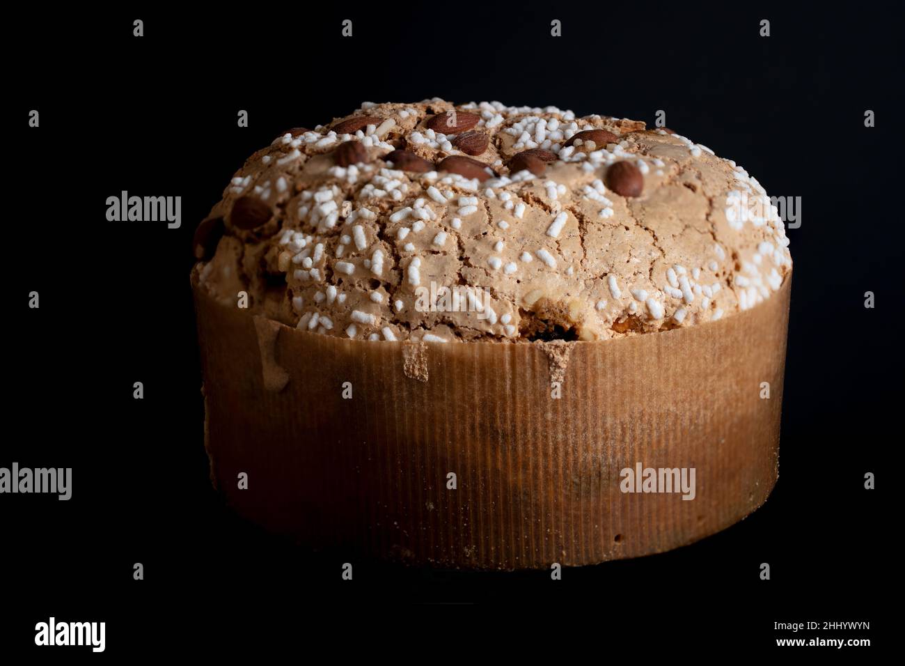 Panettone, una torta di Natale italiana Foto Stock