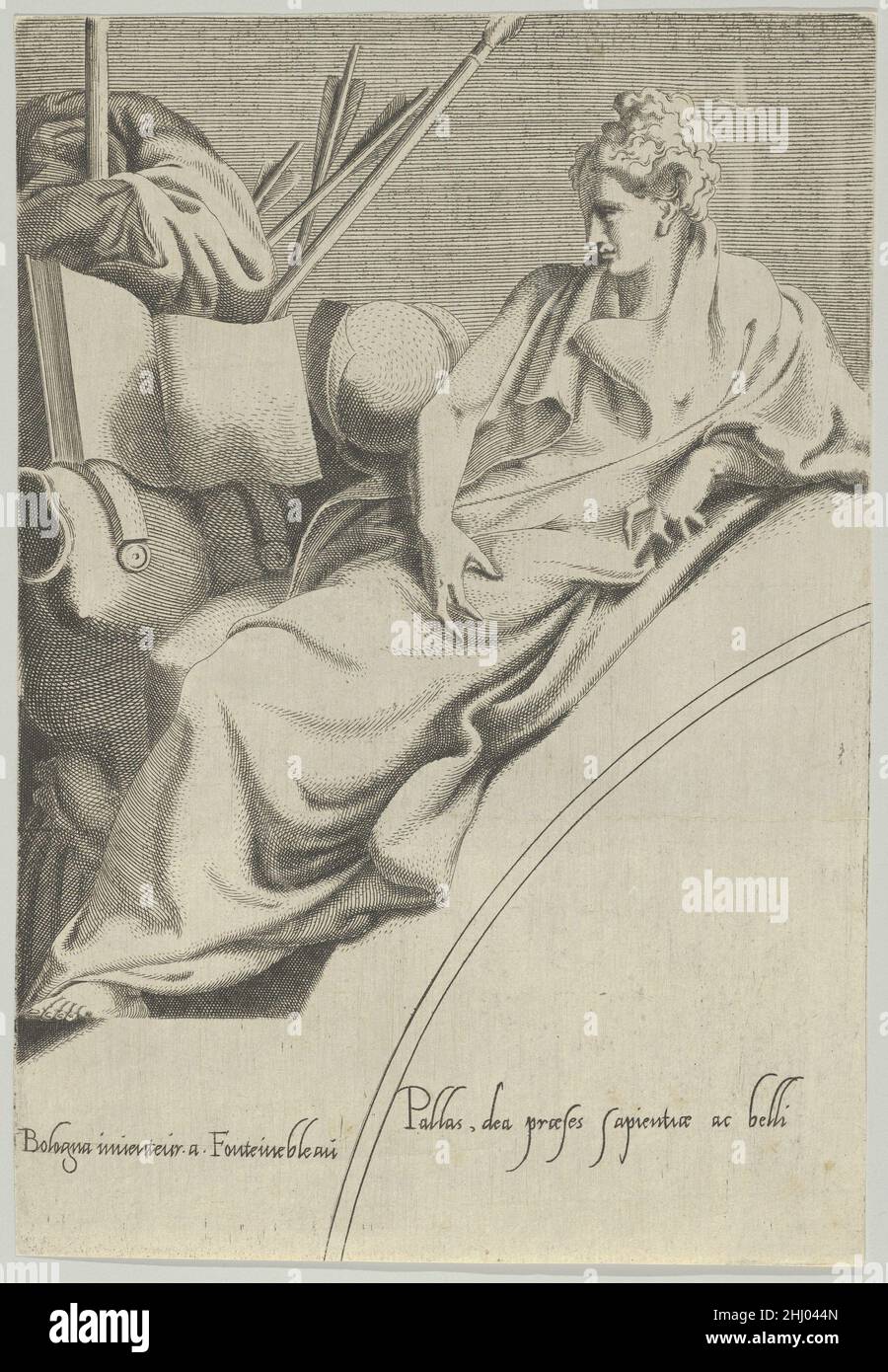 Athena ca. 1540–45 Anonimo, italiano, 16th secolo italiano. Athena 337118 Foto Stock