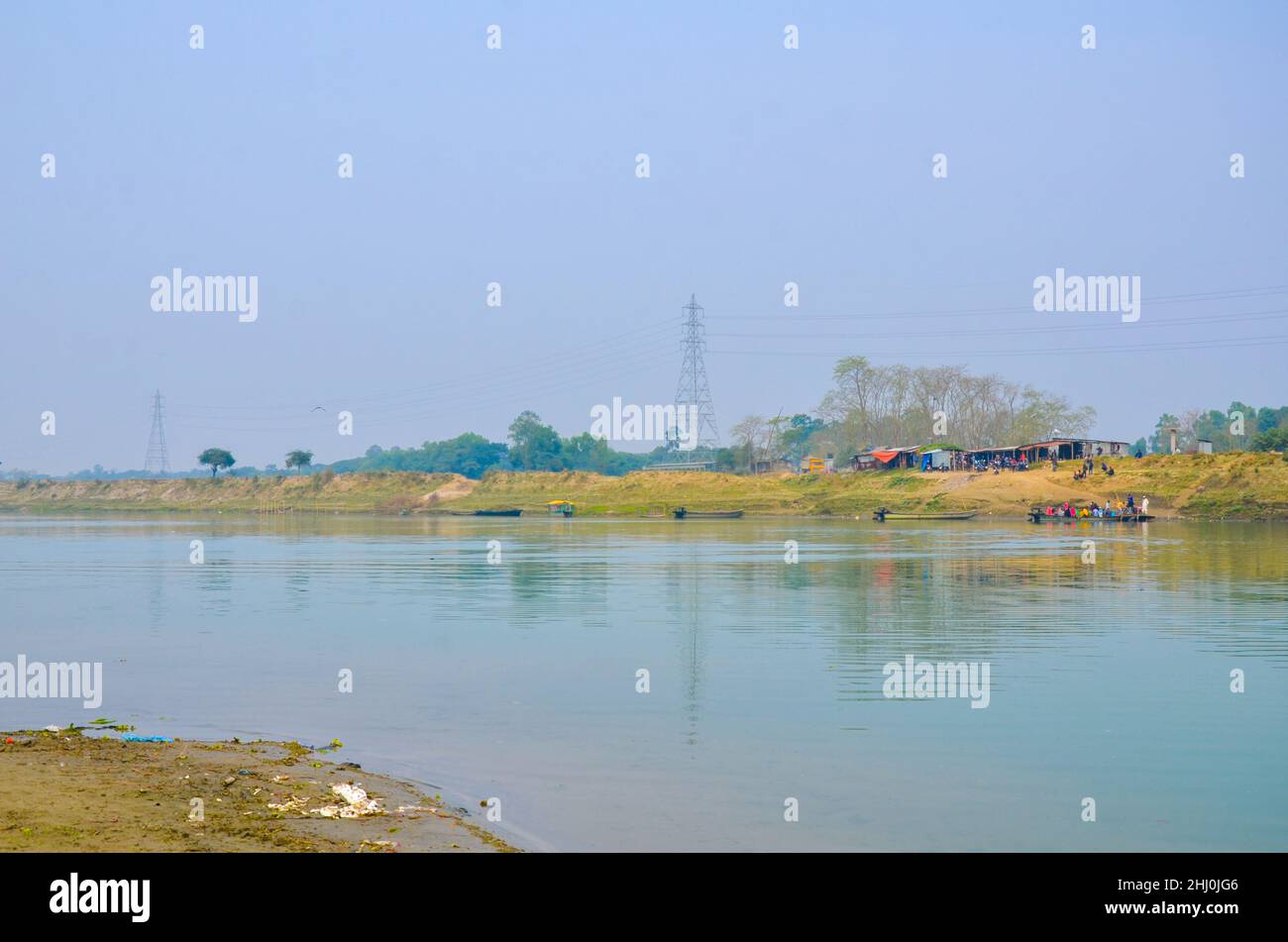 Vista di Mymensingh, Bangladesh Foto Stock