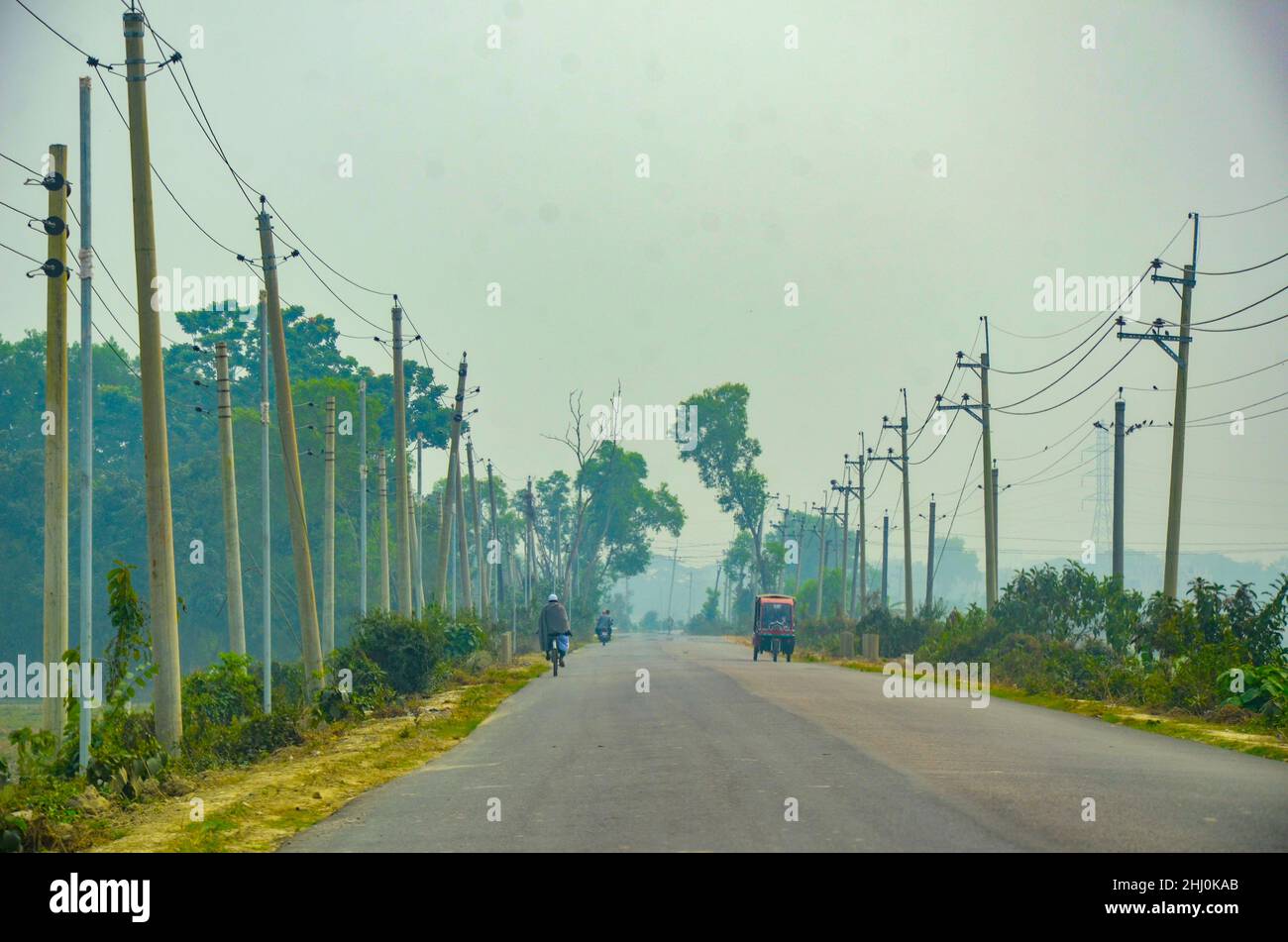 Vista di Mymensingh, Bangladesh Foto Stock