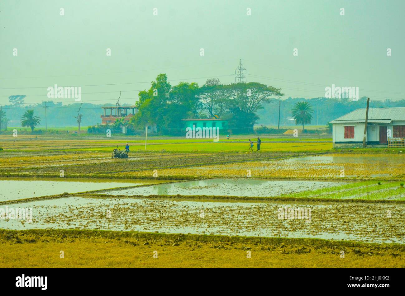 Vista di Mymensingh, Bangladesh Foto Stock