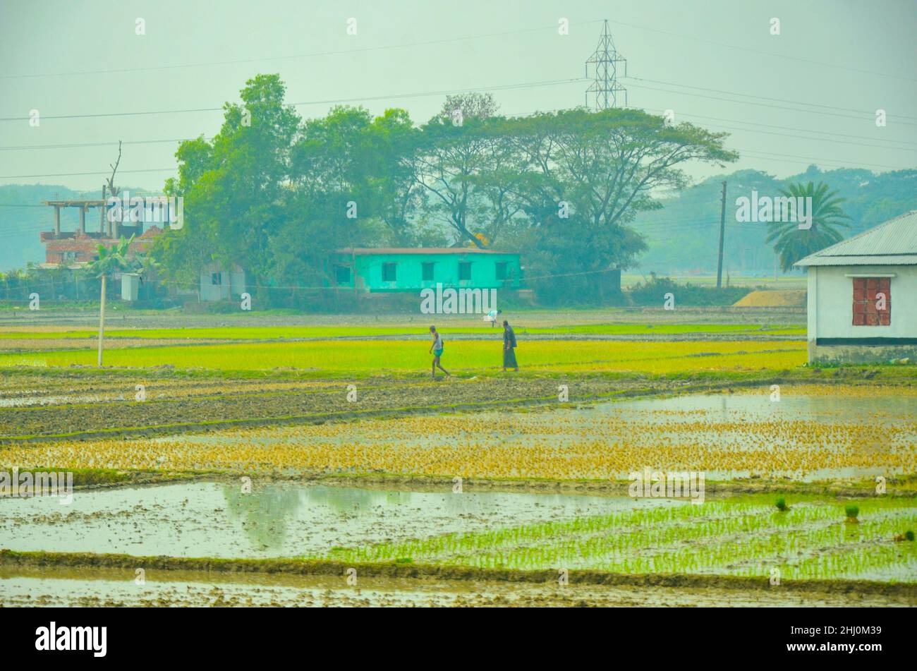 Vista di Mymensingh, Bangladesh Foto Stock