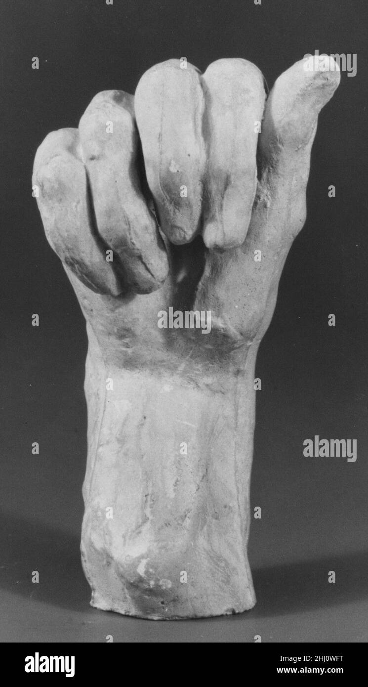 Modellato a mano, possibilmente ca. 1886–89 Auguste Rodin Francese. Mano. Auguste Rodin (francese, Parigi 1840–1917 Meudon). Francese. Modellato possibilmente ca. 1886–89. Gesso colato. Scultura Foto Stock