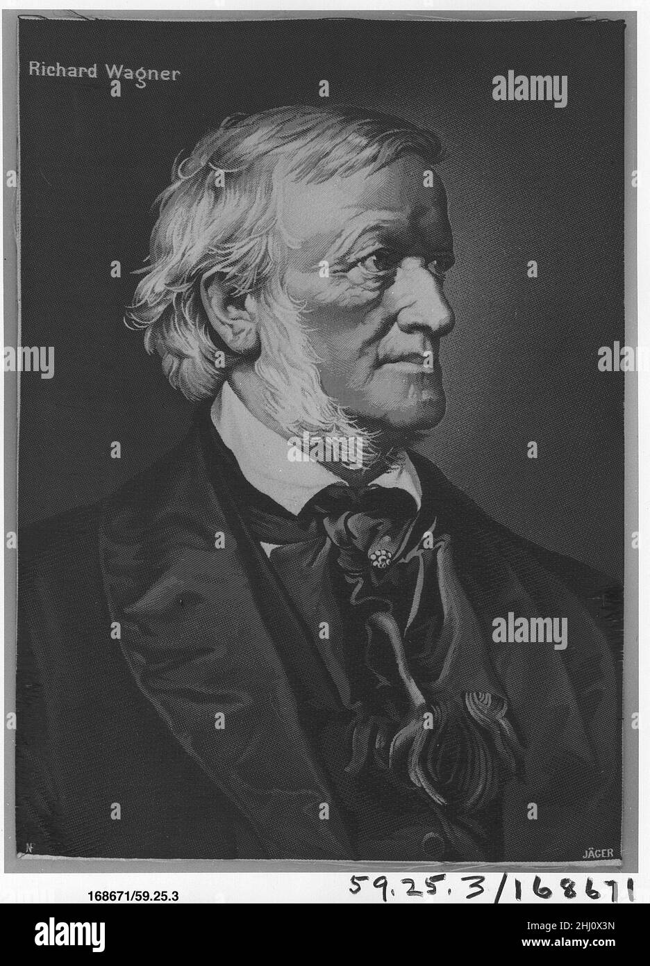 Richard Wagner (1805–1864) 1875 tedesco. Richard Wagner (1805–1864) 228746 Foto Stock