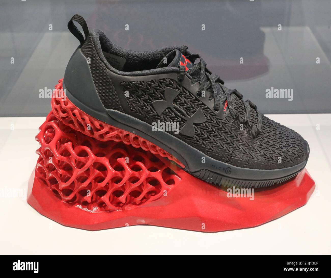 LE SNEAKERS ENTRANO NEL MUSEO AL MUSEE DE L'HOMME , PARIGI Foto Stock