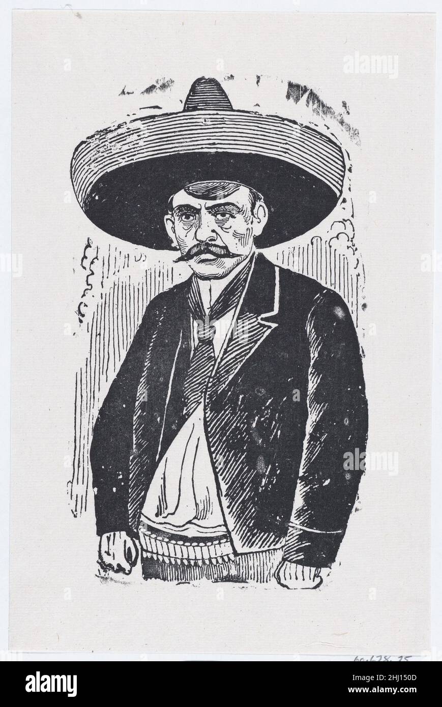 Emiliano Zapata ca. 1880–1910 José Guadalupe Posada. Emiliano Zapata. José Guadalupe Posada (messicano, 1851–1913). CA. 1880–1910. Incisione su zinco. Stampa Foto Stock Emiliano Zapata ca. 1880–1910 José Guadalupe Posada. Emiliano Zapata. José Guadalupe Posada (messicano, 1851–1913). CA. 1880–1910. Incisione su zinco. Stampa Foto Stock