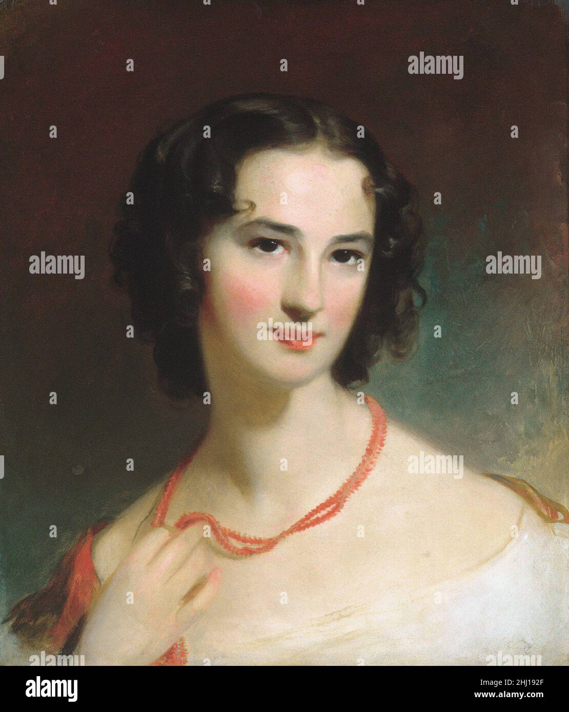 Sig.ra James Montgomery, Jr. CA. 1845 Thomas Sully americano. Sig.ra James Montgomery, Jr. 12695 Foto Stock