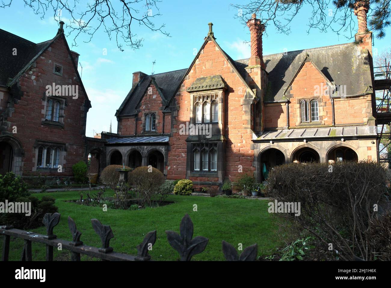 Ospedale della Santa Croce, Shrewsbury Foto Stock