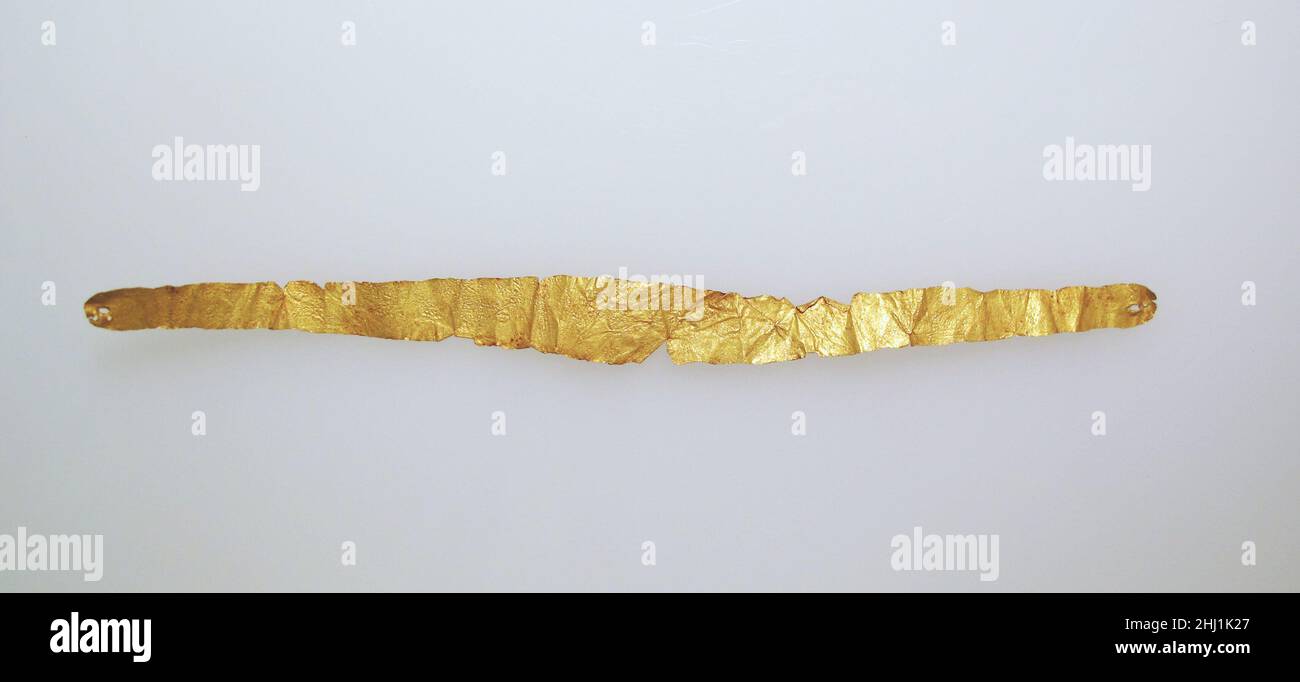 Filetto di corona, funerario 4th–3rd secolo a.C. Etrusco. Filetto di corona, funerario 245980 Foto Stock