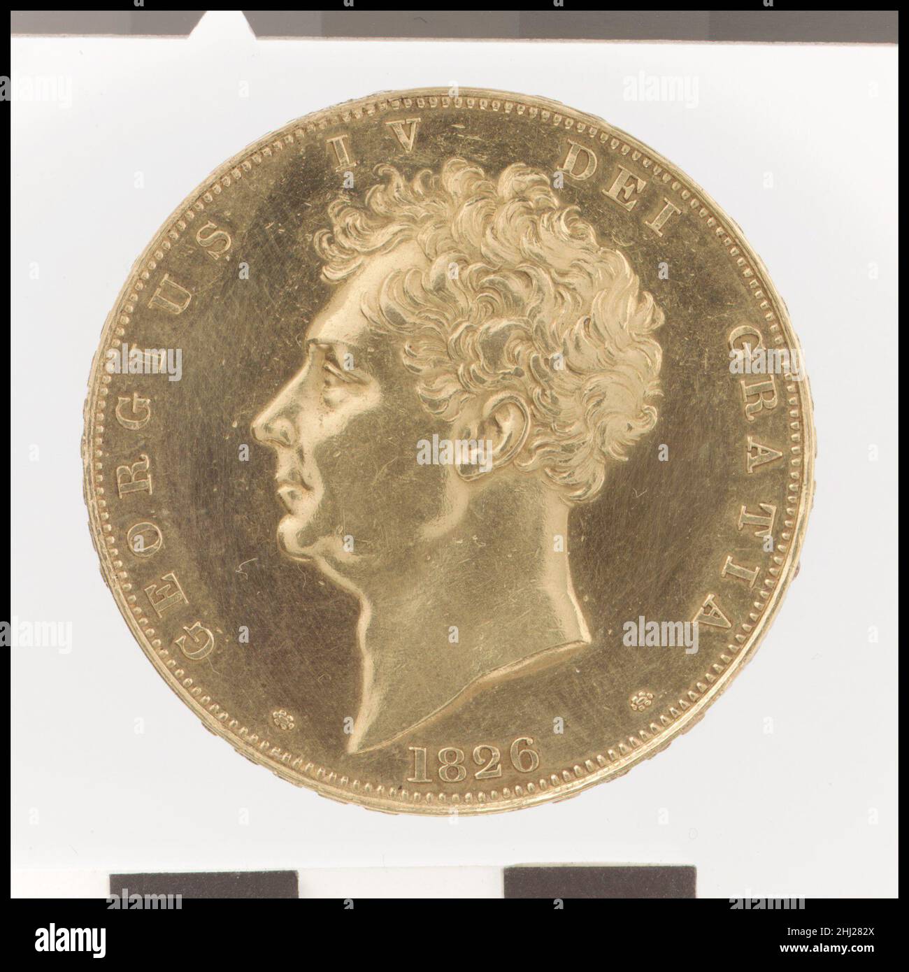 George IV Crown 1826 William Wyon British. Giorgio IV corona 210242 Foto Stock