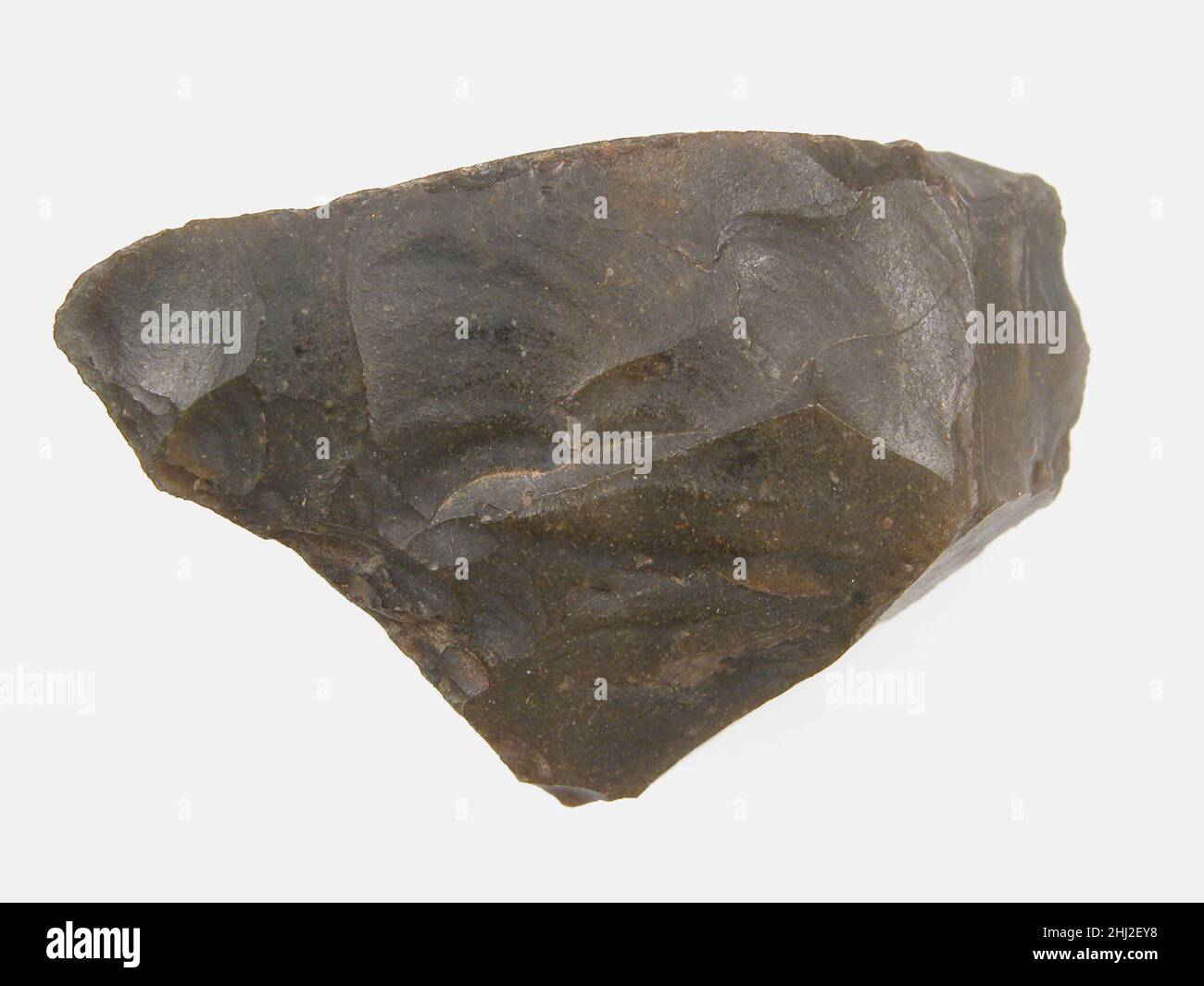 Ciottoli 500–700 franchi. Pebble 465513 Frankish, Pebble, 500?700, Flint, totale: 1 15/16 x 1 1/4 x 11/16 poll. (5 x 3,1 x 1,7 cm). Il Metropolitan Museum of Art, New York. Dono di J. Pierpont Morgan, 1917 (17.193.196) Foto Stock