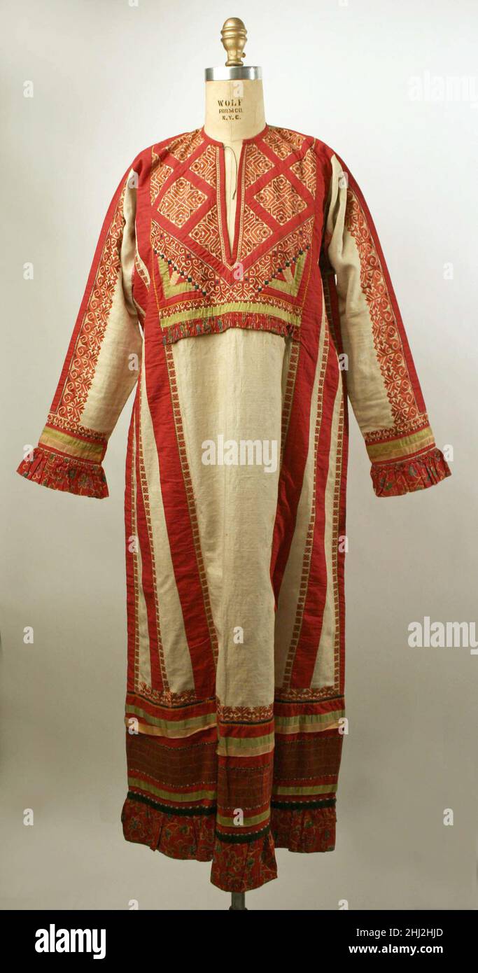 Abito 19th secolo russo. Abito 98457 Foto Stock