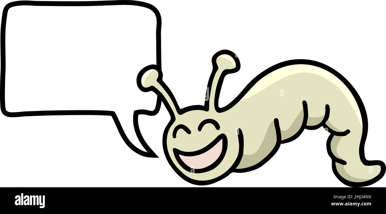 Verme felice Illustrazione Vettoriale