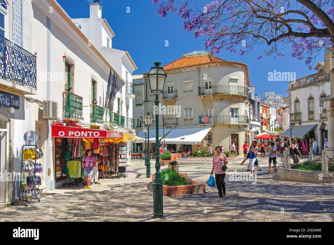Praca Luis de Camoes, Lagos, Regione dell'Algarve, Portogallo Foto Stock